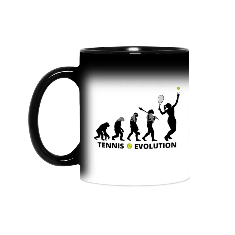 Tennis evolution Women, Tennis Lover Gift Sihirli Kupa
