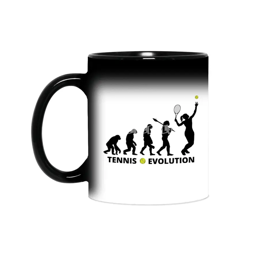 Tennis evolution Women, Tennis Lover Gift Sihirli Kupa