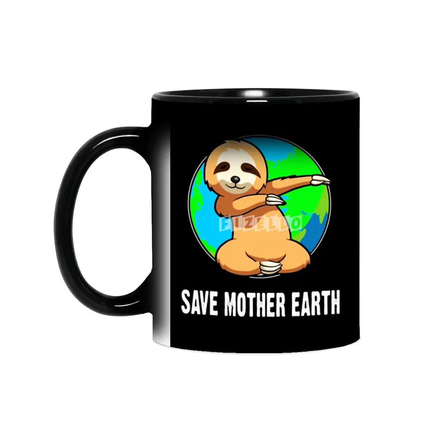Earth Day Shirt-Save Mother Earth Sloth Dabbing T Shirt Gift for Women Men Sihirli Kupa