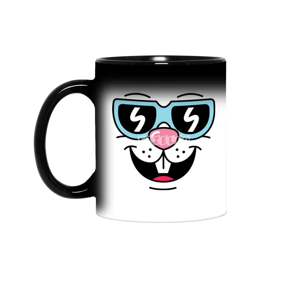 Cool Rabbit (face) Sihirli Kupa