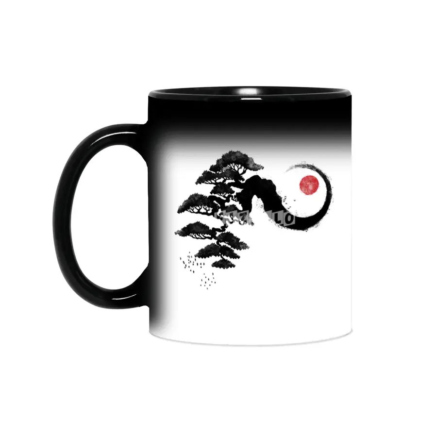 Bonsai Waves Sunset Sihirli Kupa