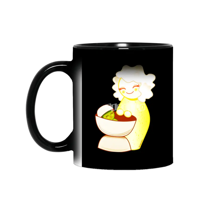 Kokeshis Sweet mother and Little Pistachio Sihirli Kupa