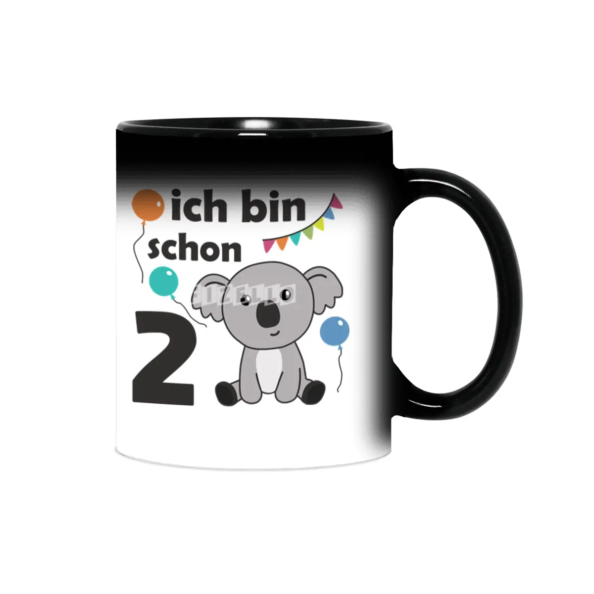 2nd Birthday Koala Two Years Old Cute Animals Sihirli Kupa