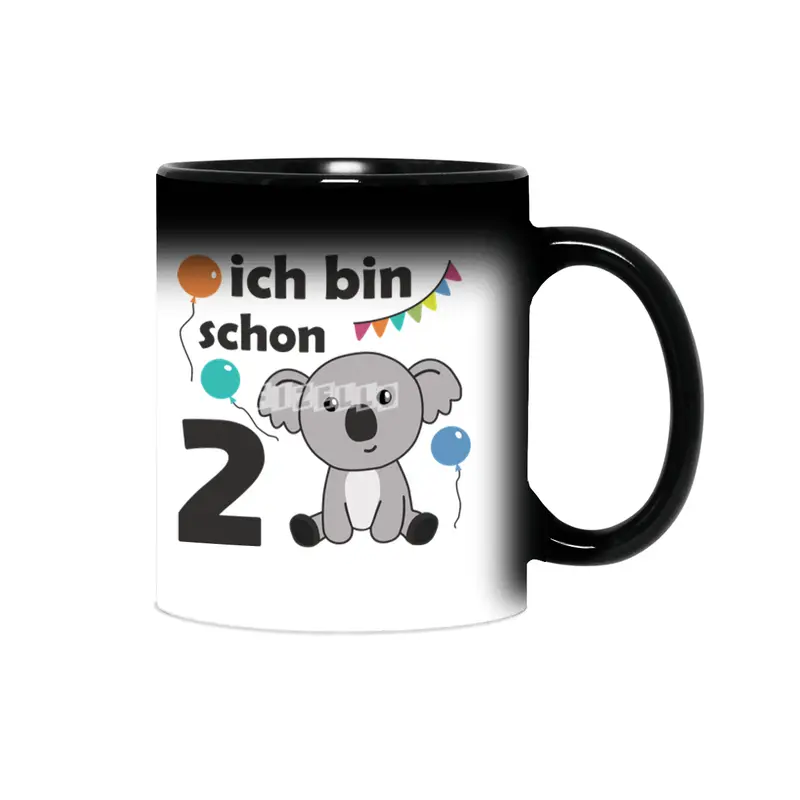 2nd Birthday Koala Two Years Old Cute Animals Sihirli Kupa