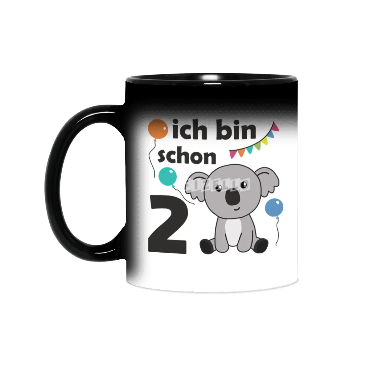 2nd Birthday Koala Two Years Old Cute Animals Sihirli Kupa