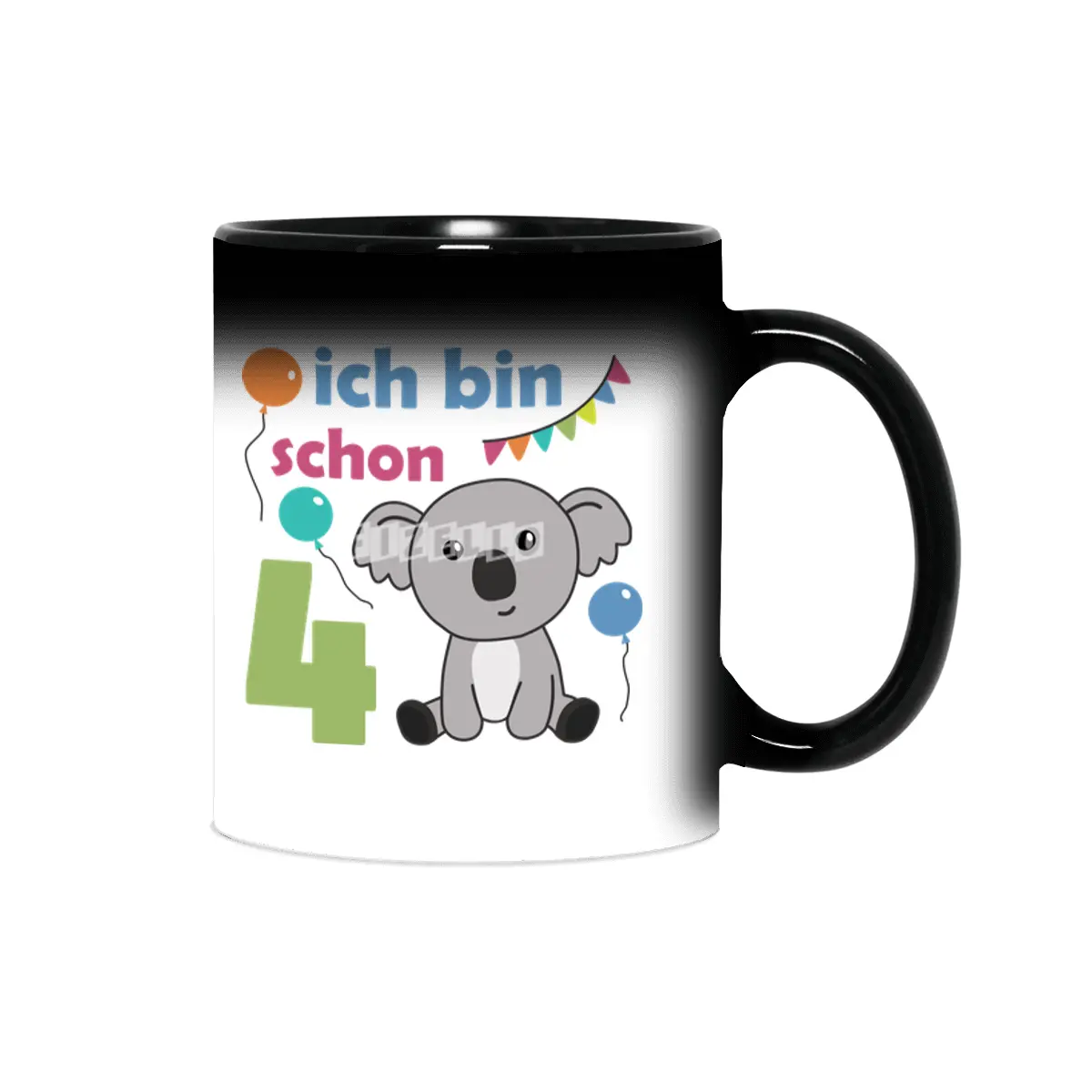 4th Birthday Koala Four Years Old Cute Animals Sihirli Kupa
