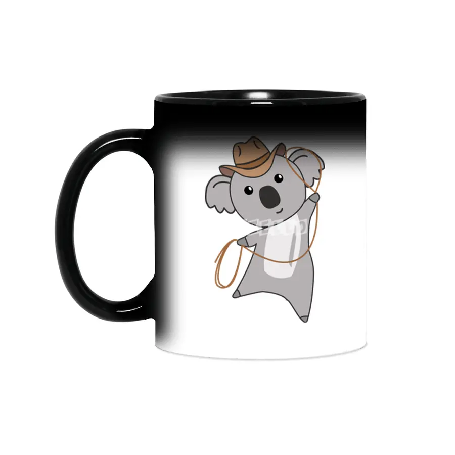 Cowboy Koala Koalas Koala Bear Western Australia Sihirli Kupa