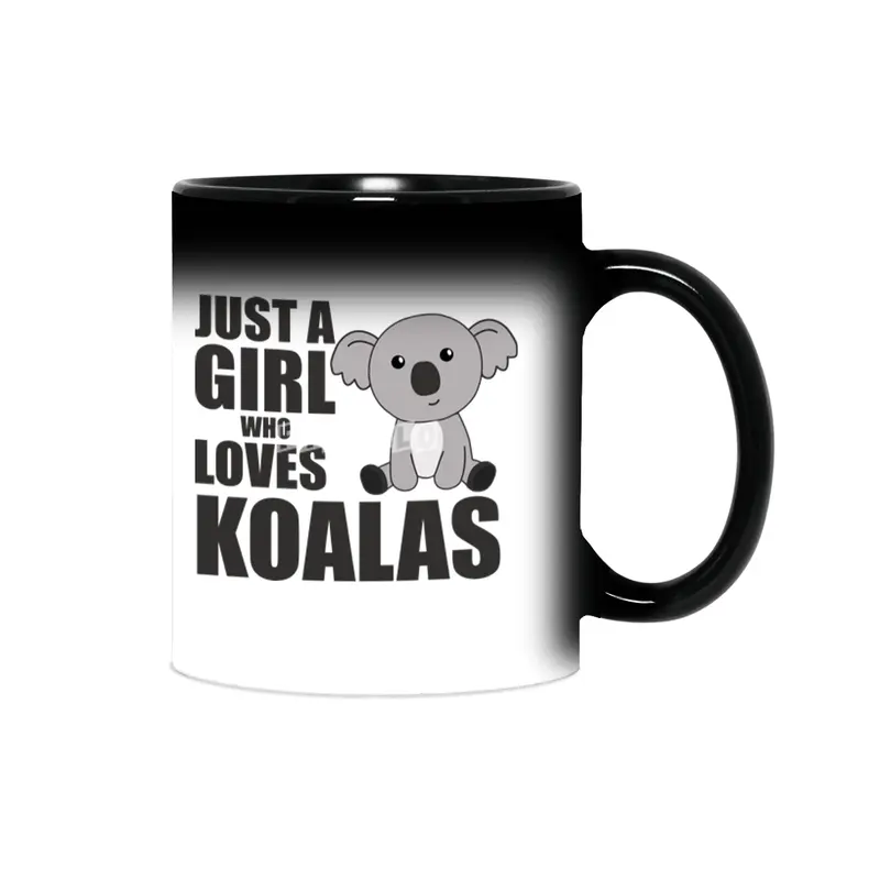 Just A Girl Who Loves Koalas Cute Koala Bear Sihirli Kupa