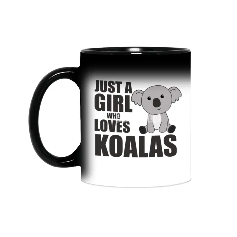 Just A Girl Who Loves Koalas Cute Koala Bear Sihirli Kupa