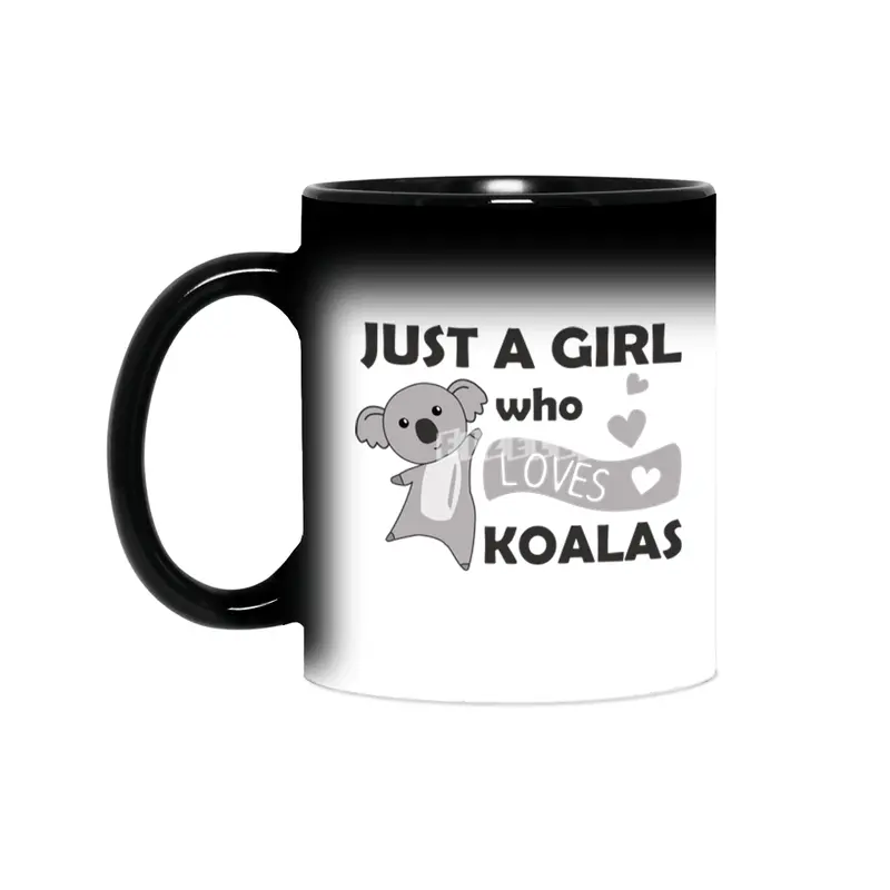 Just A Girl Who Loves Koalas Koala Bear Sihirli Kupa
