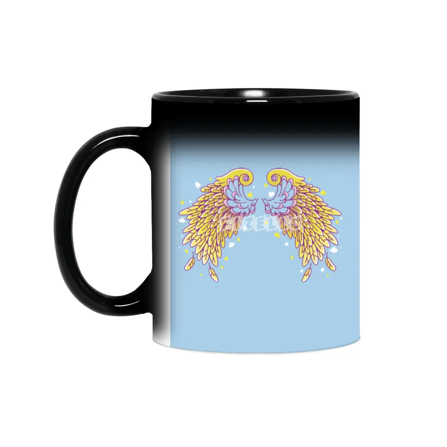 Anime Vaporwave Wings Sihirli Kupa