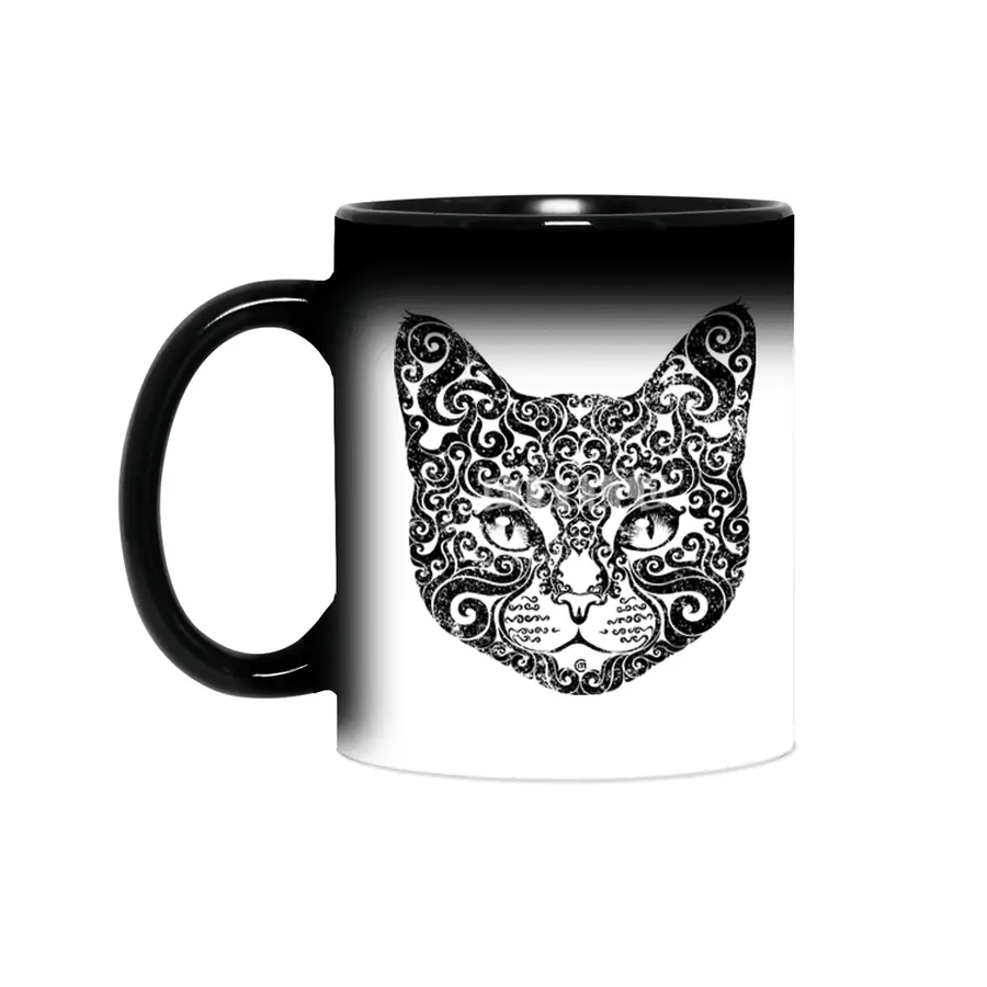 Swirly Cat Sihirli Kupa