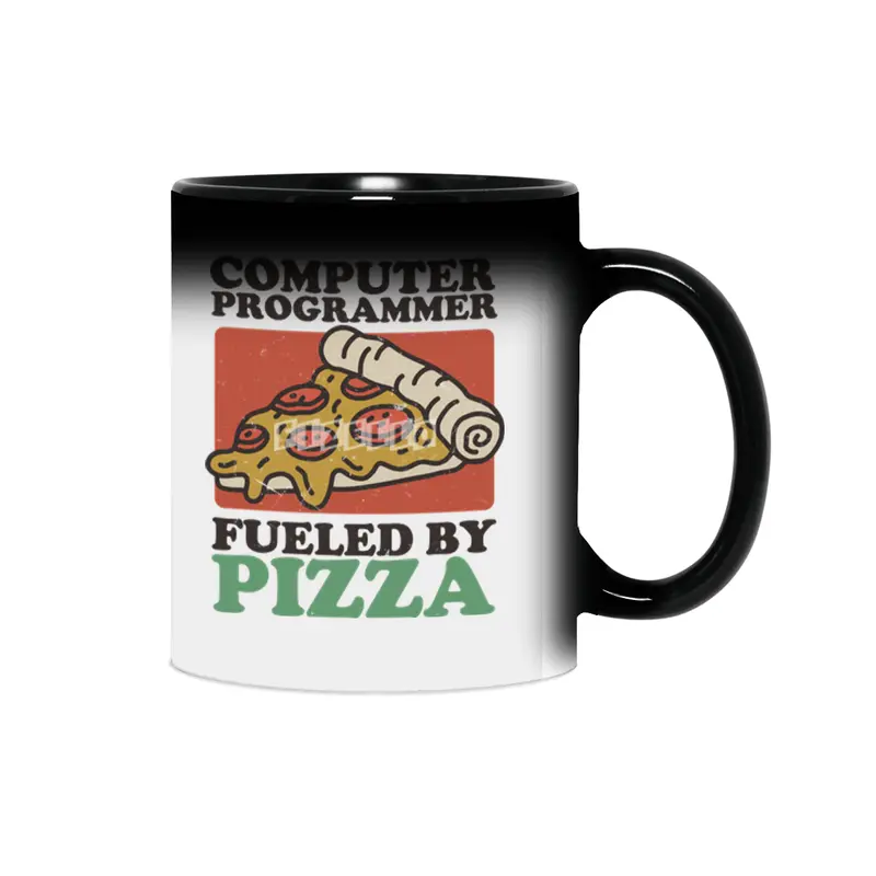 Computer Programmer Fueled By Pizza Sihirli Kupa