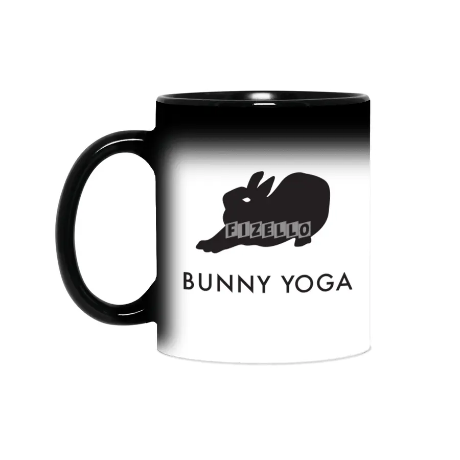 Bunny Yoga Black Sihirli Kupa
