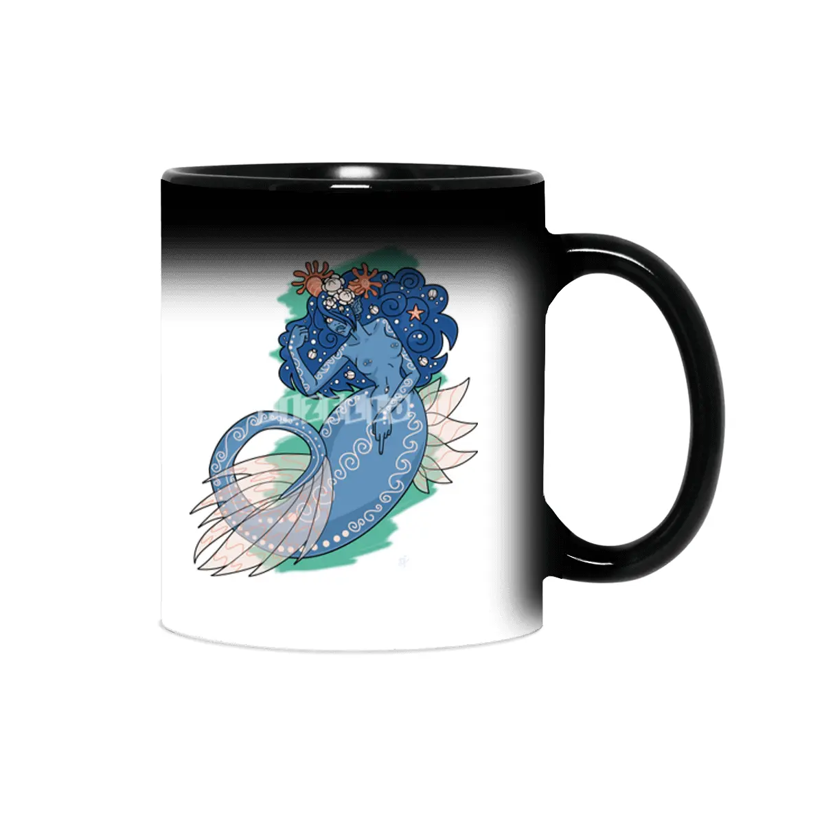 Mermaid Grabs Back Sihirli Kupa
