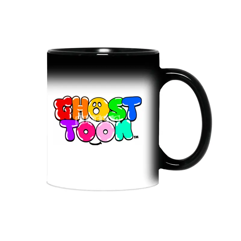 GHOSTTOON™ Series Logo Colorful Bubble Graffiti Tee Shirt Sihirli Kupa