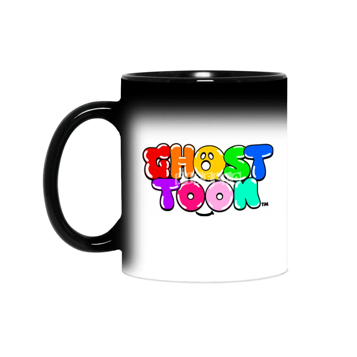 GHOSTTOON™ Series Logo Colorful Bubble Graffiti Tee Shirt Sihirli Kupa
