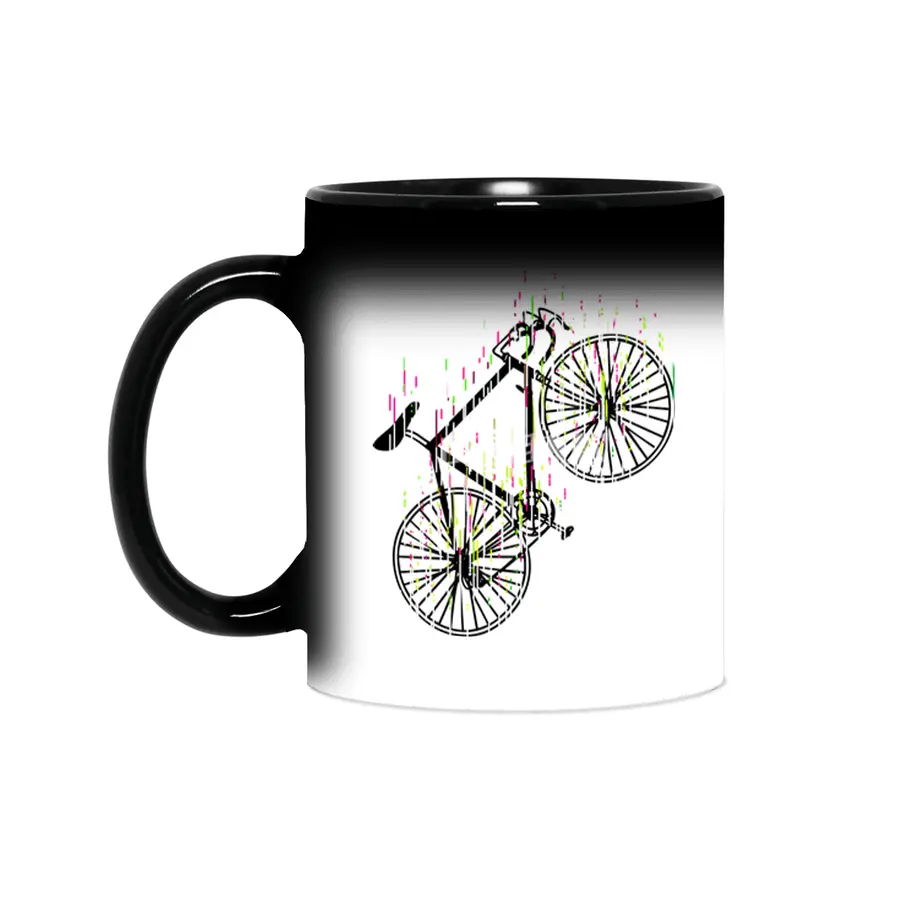 Racing Bike Colorful Colors Cycling Art Sihirli Kupa