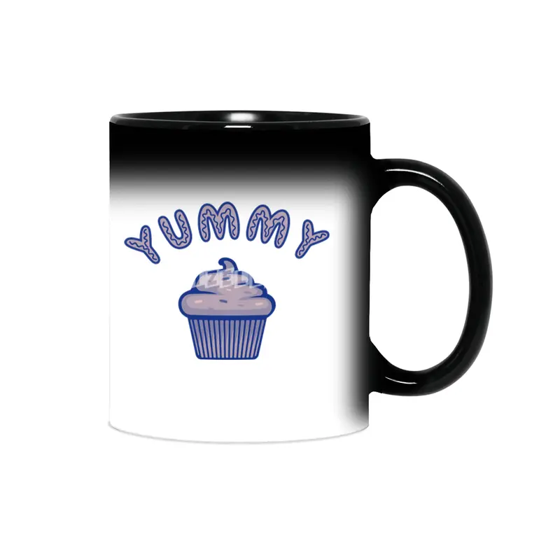 Sweet cupcake in colorful cookie muffin Sihirli Kupa