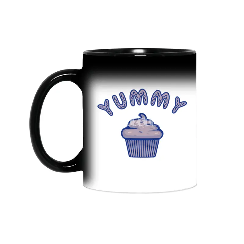 Sweet cupcake in colorful cookie muffin Sihirli Kupa