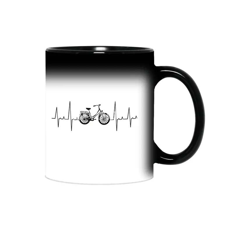 Heartbeat Dutch Bike Bicycle Pulse Heartbeat Sihirli Kupa