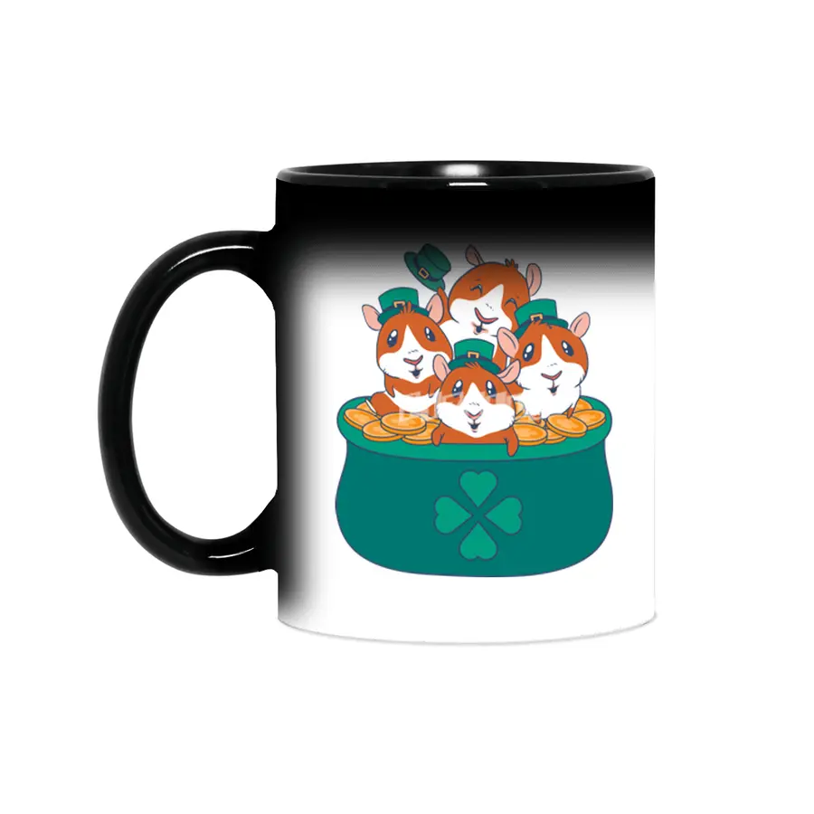 Guinea Pigs St Patricks Day Pot of Gold Sihirli Kupa
