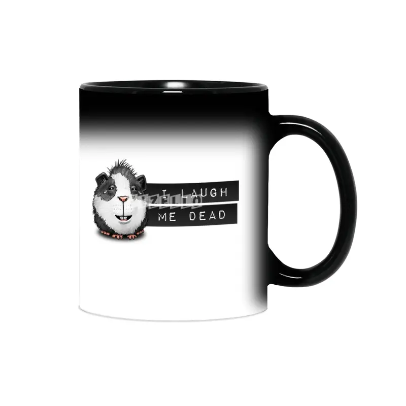 I Laugh Me Dead Guinea Pig Denglisch Sihirli Kupa