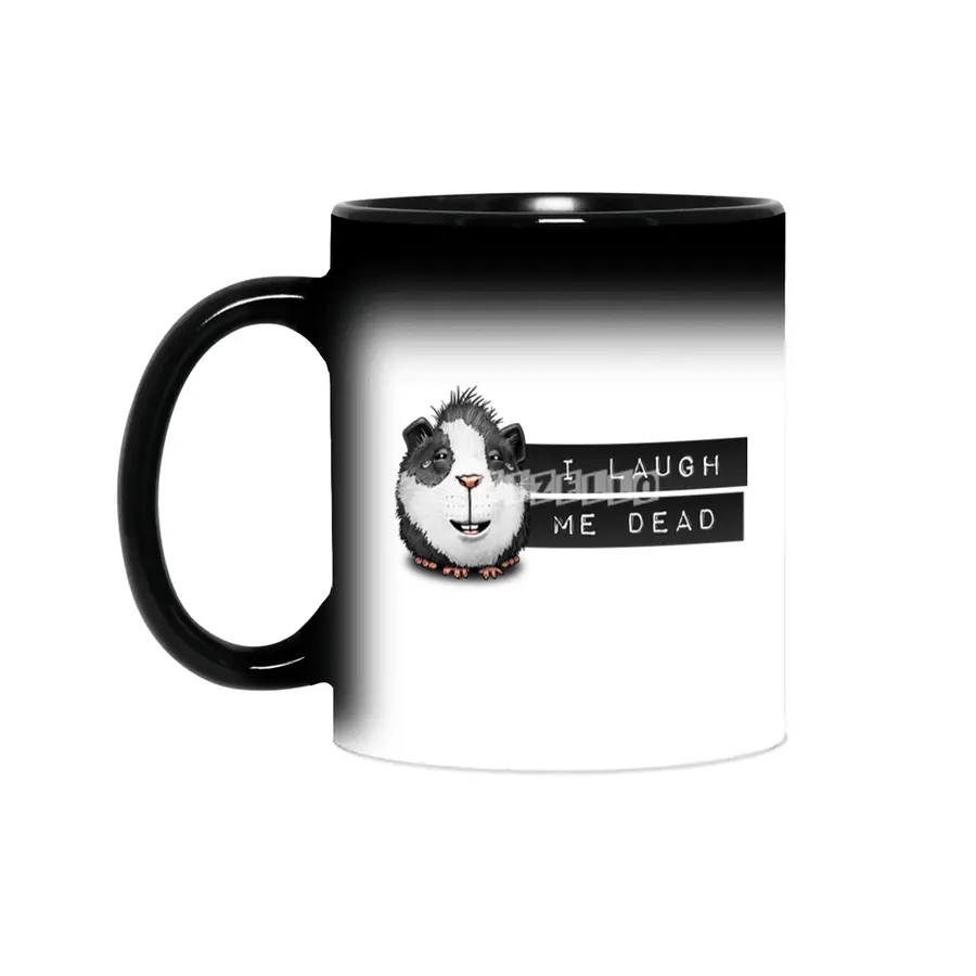 I Laugh Me Dead Guinea Pig Denglisch Sihirli Kupa