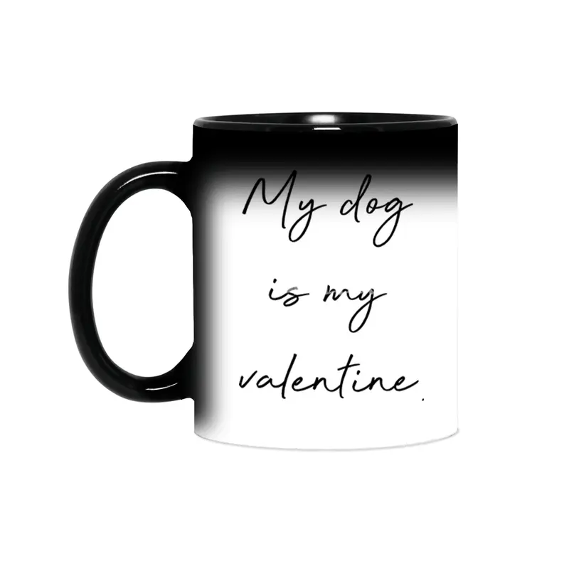 My dog is my valentine. Sihirli Kupa