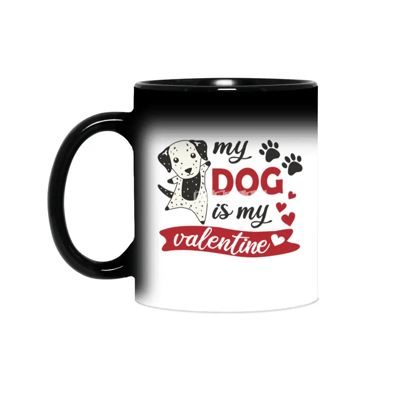 Dalmatian Valentine's Day - My Dog Is My Valentine Sihirli Kupa