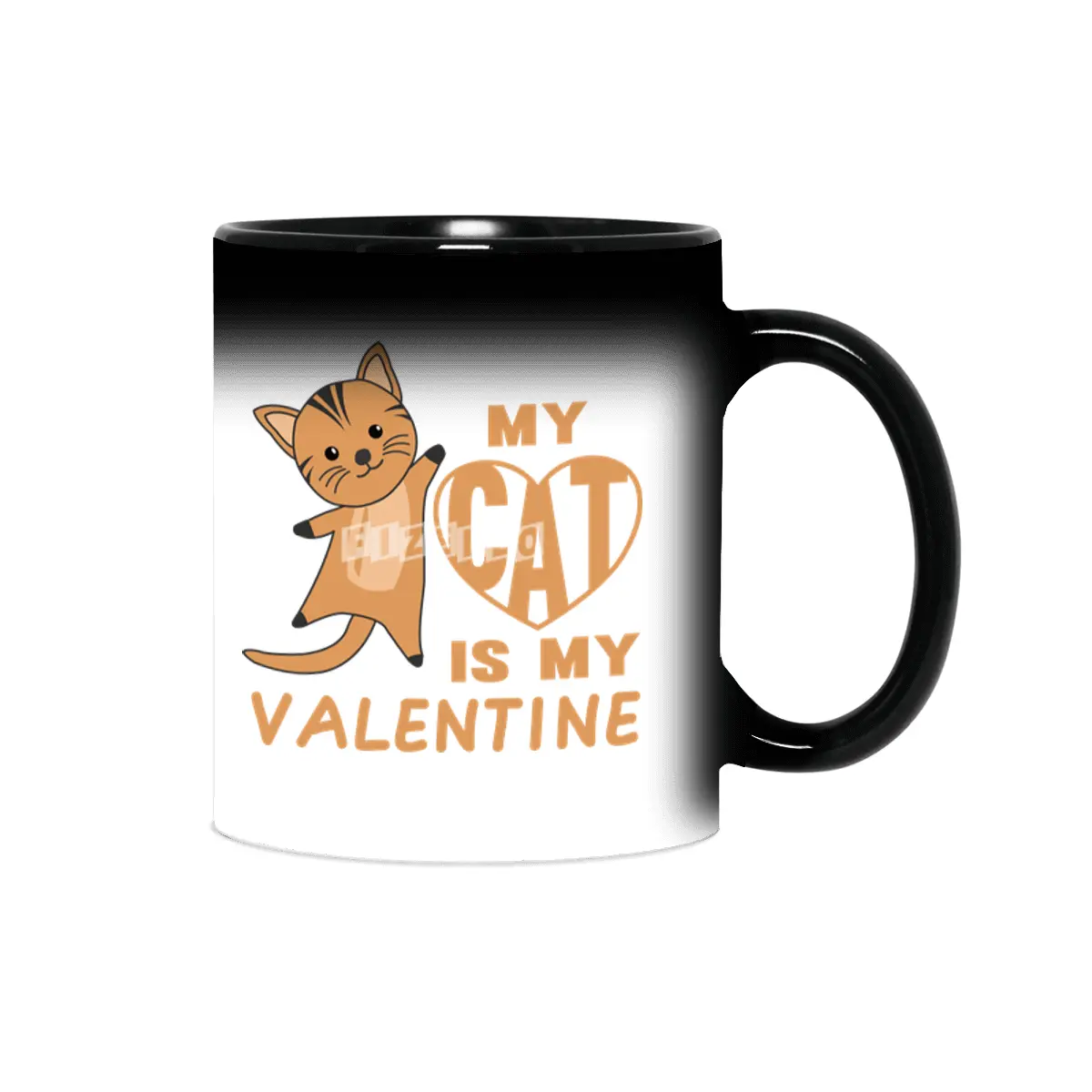My Cat Is My Valentine Cute Cats For Women Sihirli Kupa