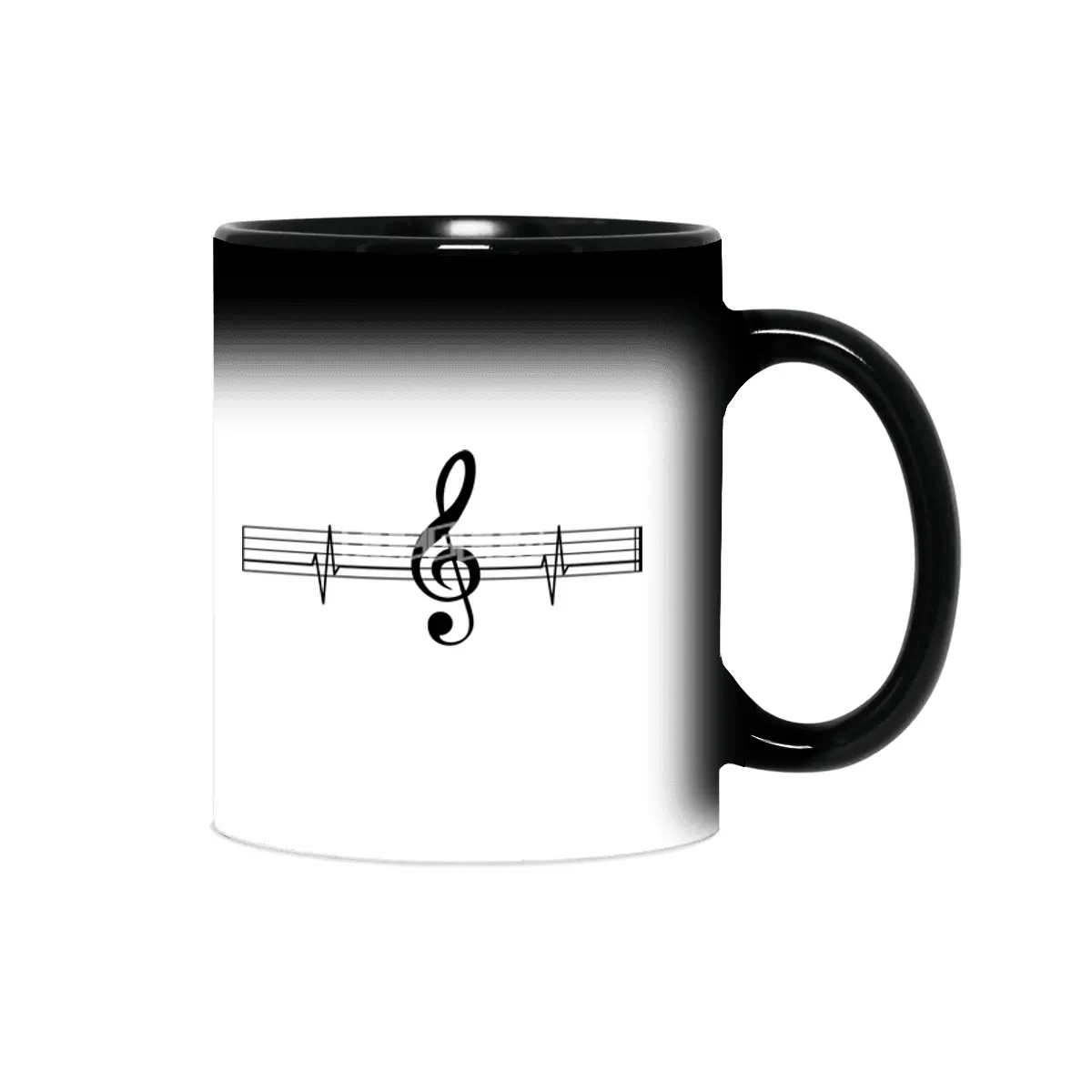 Music Heartbeat Cute Music Lovers Sihirli Kupa