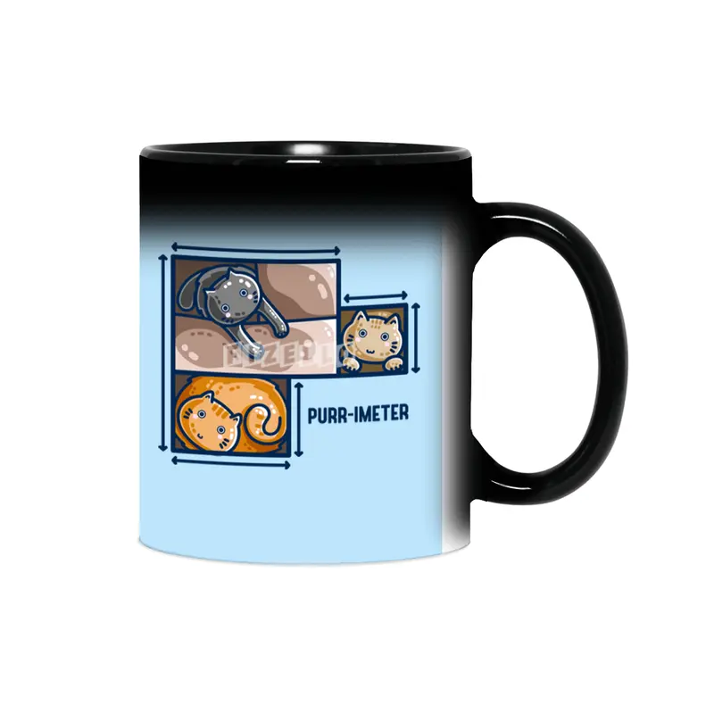 Purr-imeter Maths Cat Pun Sihirli Kupa