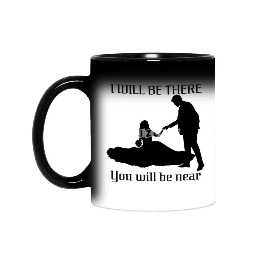 silhouette romantic couple with quotes Sihirli Kupa