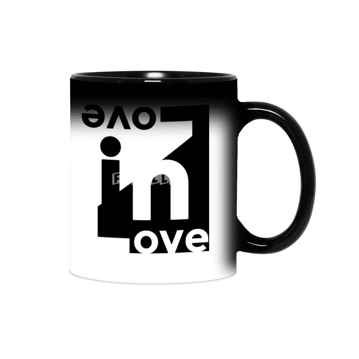Black-Love in Love-Couple-Man-Octerson Sihirli Kupa