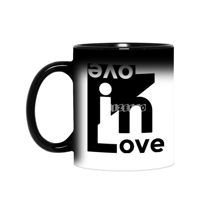 Black-Love in Love-Couple-WoMan-Octerson Sihirli Kupa