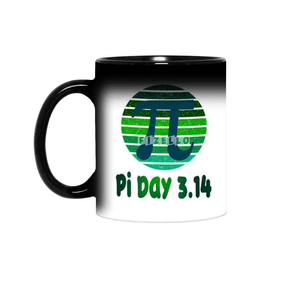 Fun Retro Pi Day 3.14 Vintage Design Sihirli Kupa
