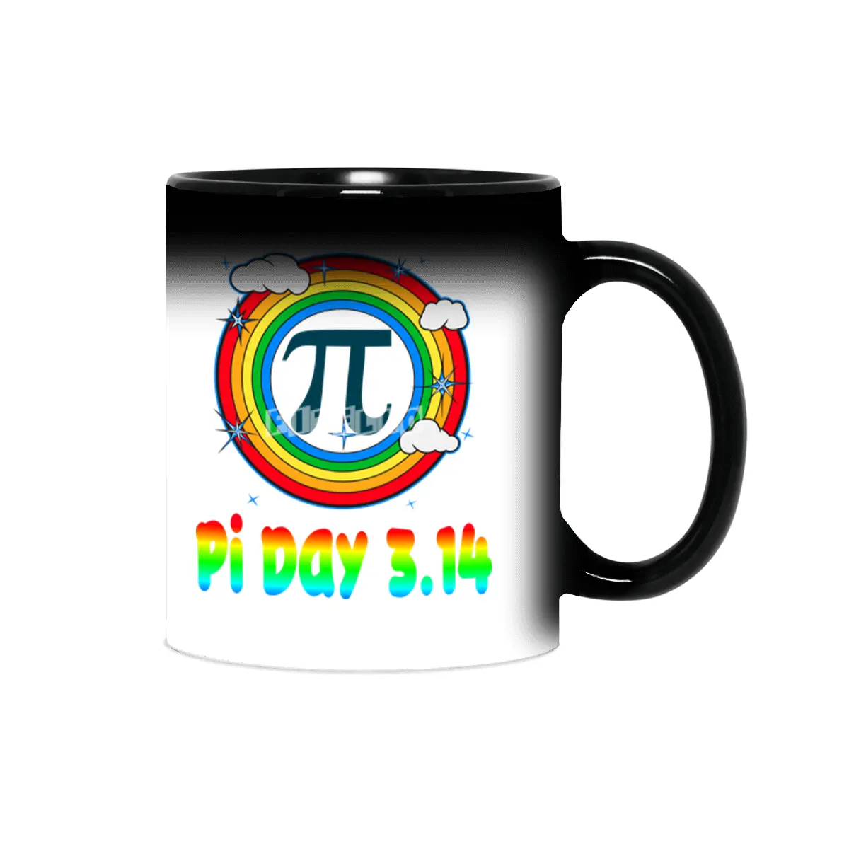 Fun Retro Pi Day 3.14 Vintage Design Sihirli Kupa