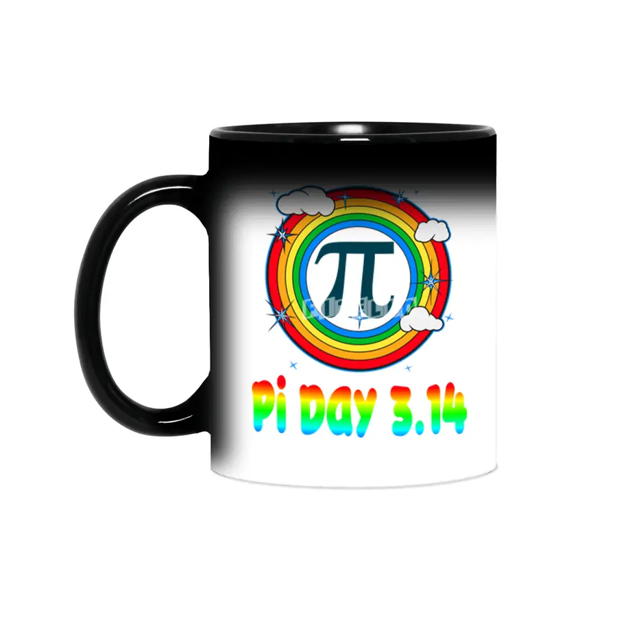 Fun Retro Pi Day 3.14 Vintage Design Sihirli Kupa