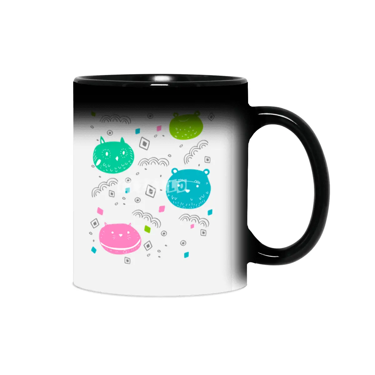 Cute animals pattern Sihirli Kupa