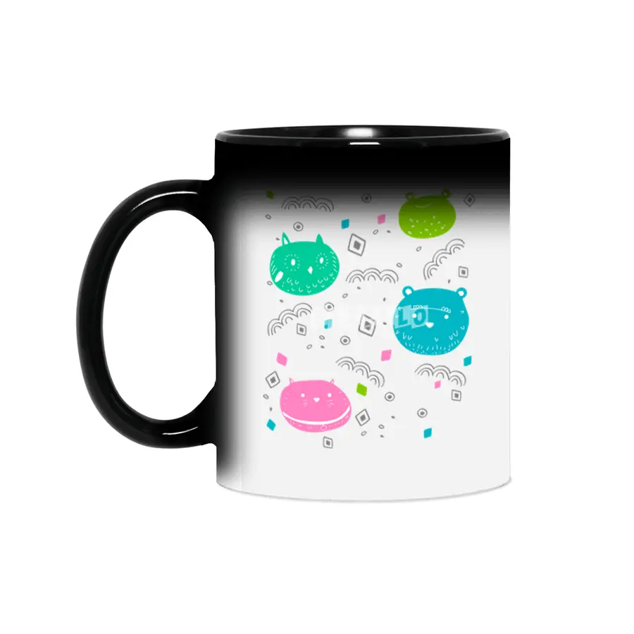 Cute animals pattern Sihirli Kupa