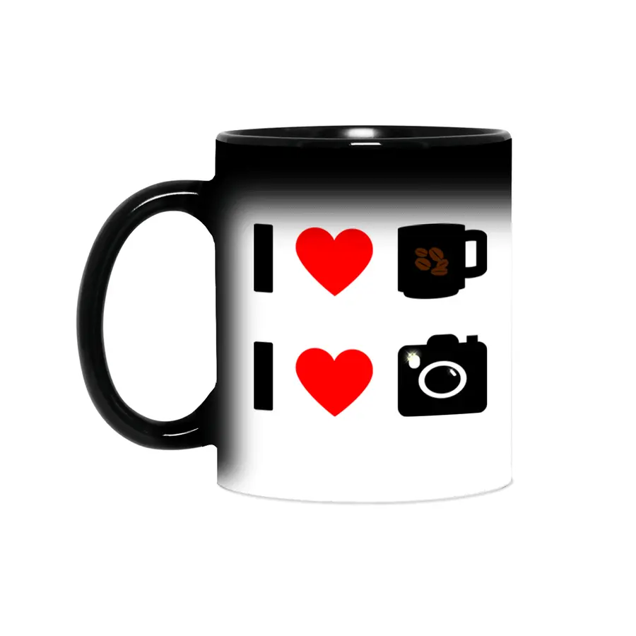 All I Need Is Coffee And My Camera Sihirli Kupa