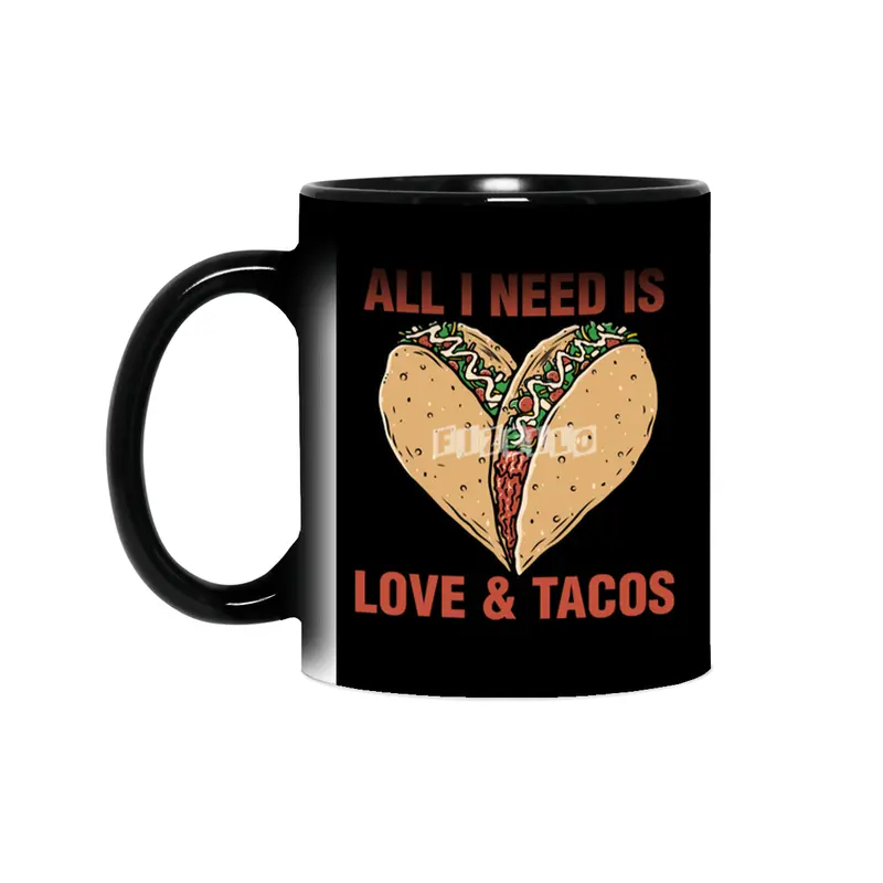 ALL I NEED IS LOVE AND TACOS Sihirli Kupa