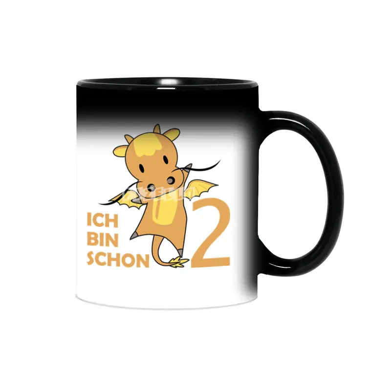 Dragon Yellow Two Years Old 2nd Birthday Fairy Sihirli Kupa