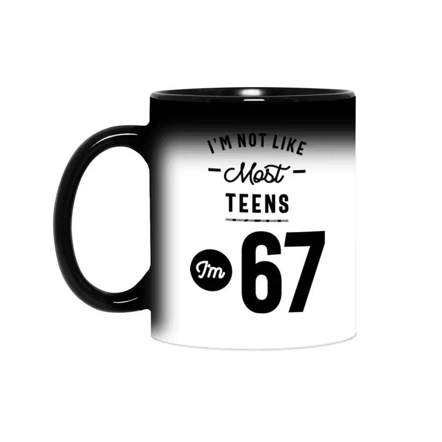 67 Year Old Gift | 67th Birthday Gift Ideas - Mens and Womens Sihirli Kupa