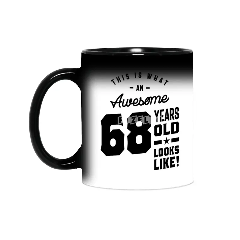 68 Year Old Gift | 68th Birthday Gift Ideas - Mens and Womens Sihirli Kupa
