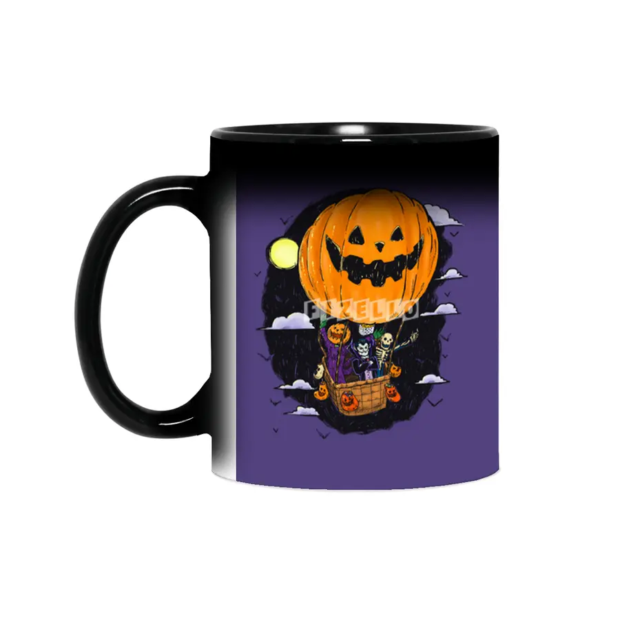 Pumpkin Hot Air Balloon Sihirli Kupa
