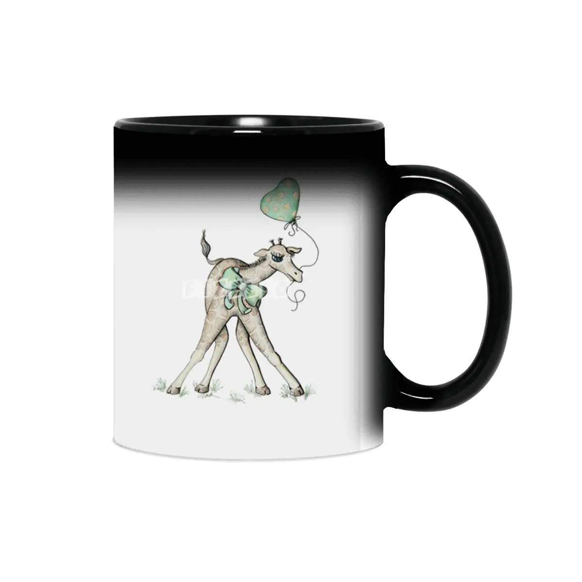 Baby Giraffe with Balloon - for Babies and Kids Sihirli Kupa