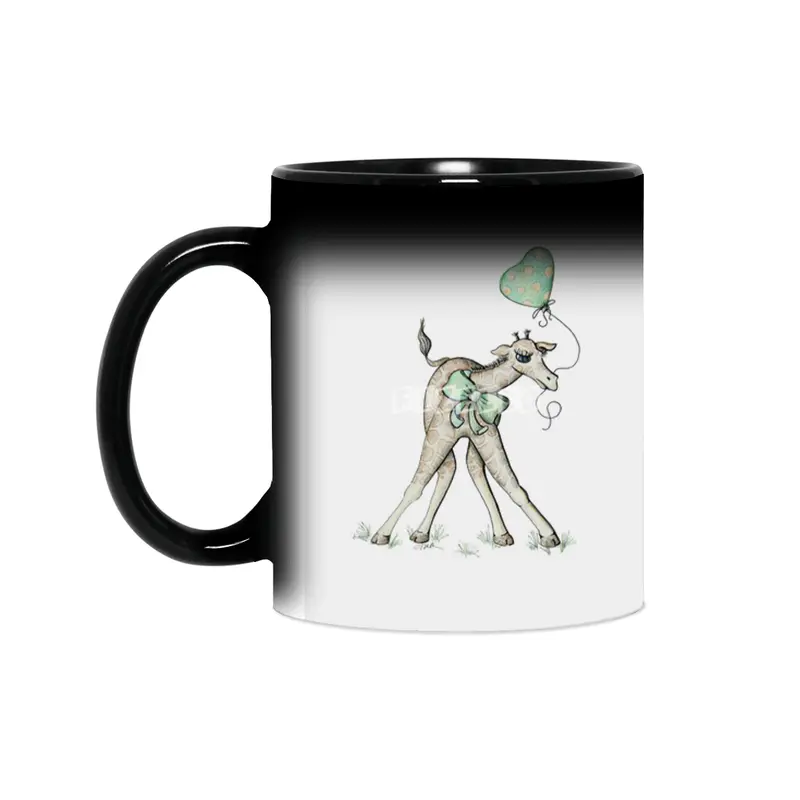 Baby Giraffe with Balloon - for Babies and Kids Sihirli Kupa