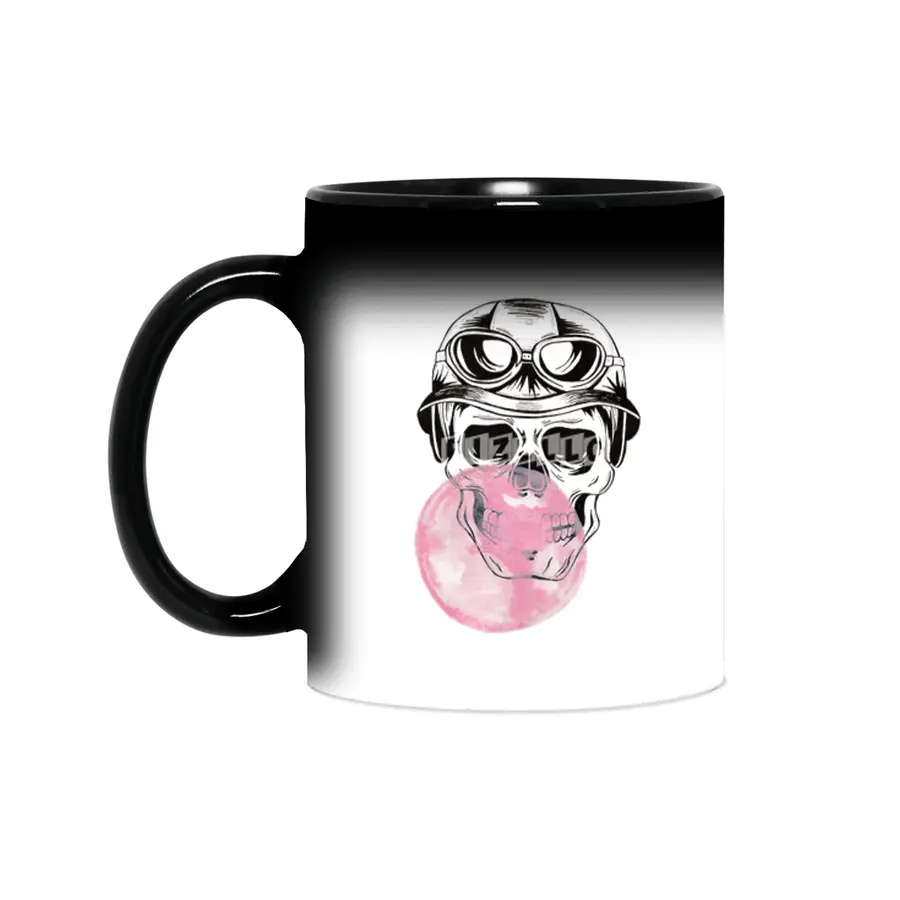 Aviator sugar skull with bubble gum balloon Sihirli Kupa